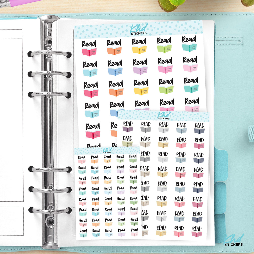 Read Planner Stickers