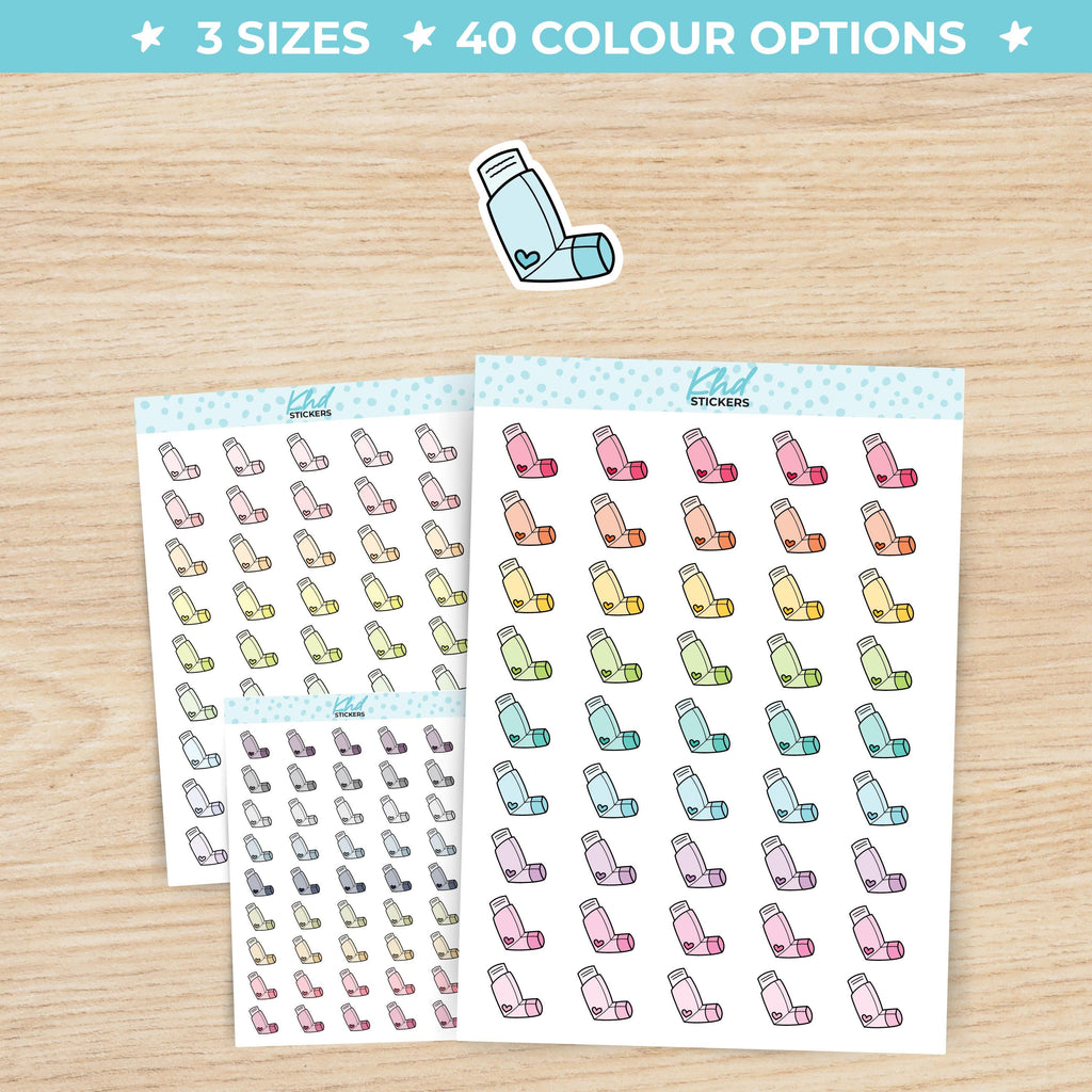 Inhaler Icon Stickers Small