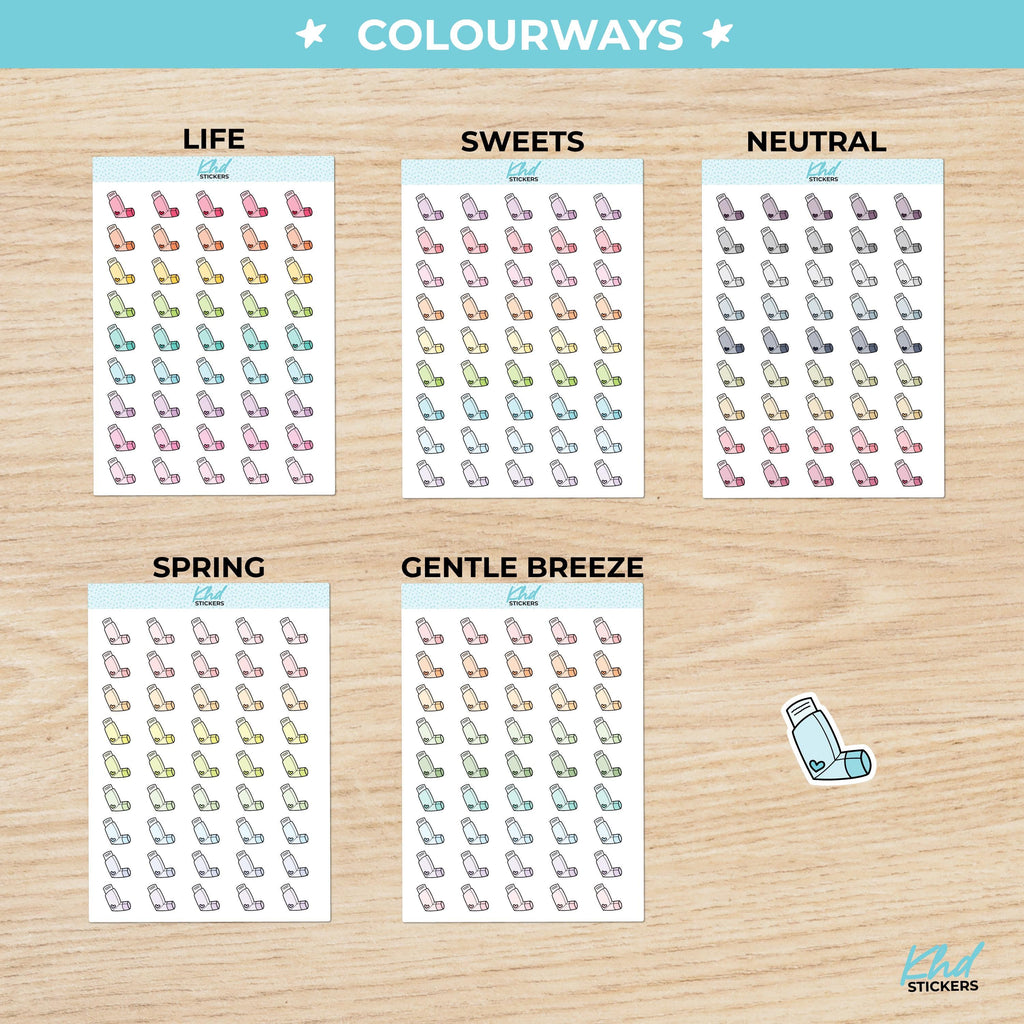 Inhaler Icon Stickers