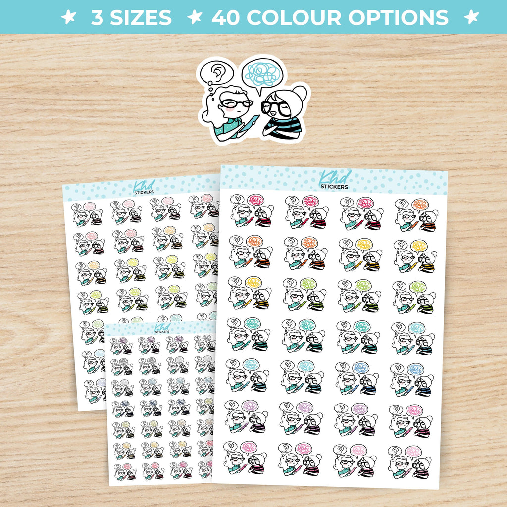 Planner Girl Therapy Stickers Small