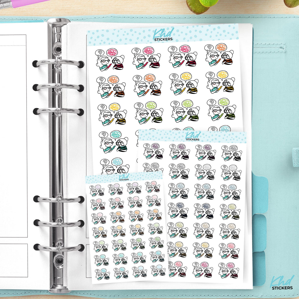 Planner Girl Therapy Stickers