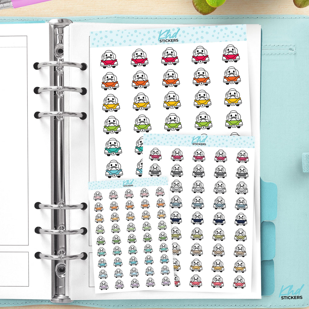 Ghost Road Trip / Driving Planner Stickers