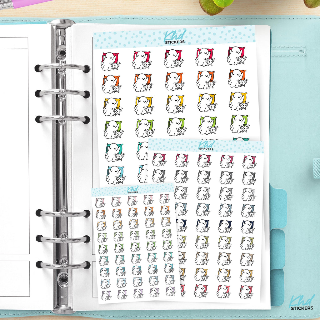 Ghost Sleep & Alarm Planner Stickers