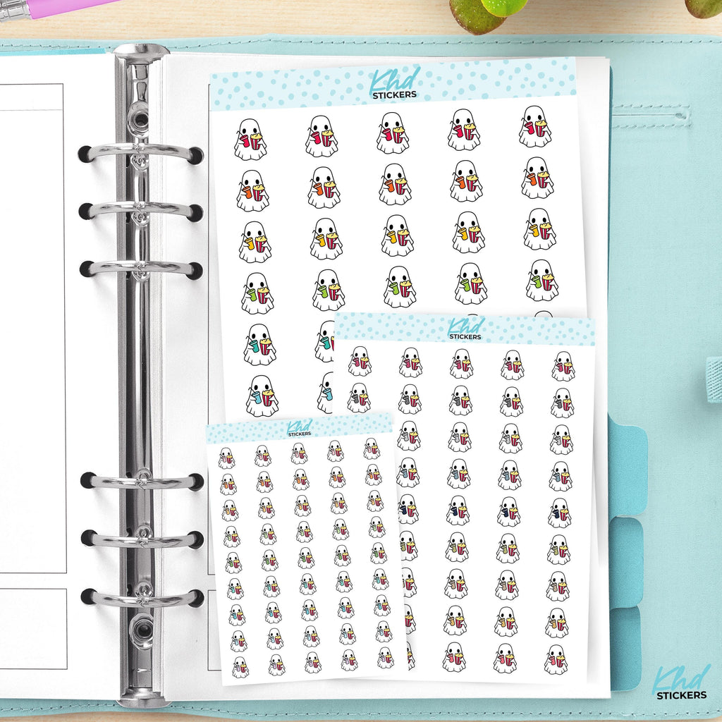 Ghost Movie Time Planner Stickers