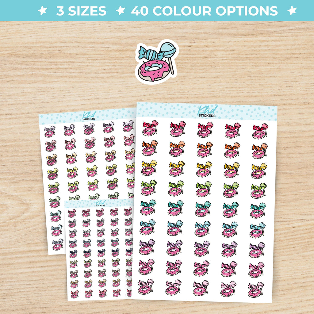 Sweet Treats Planner Stickers Small