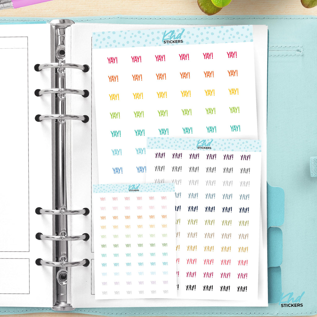 Yay! Planner Stickers