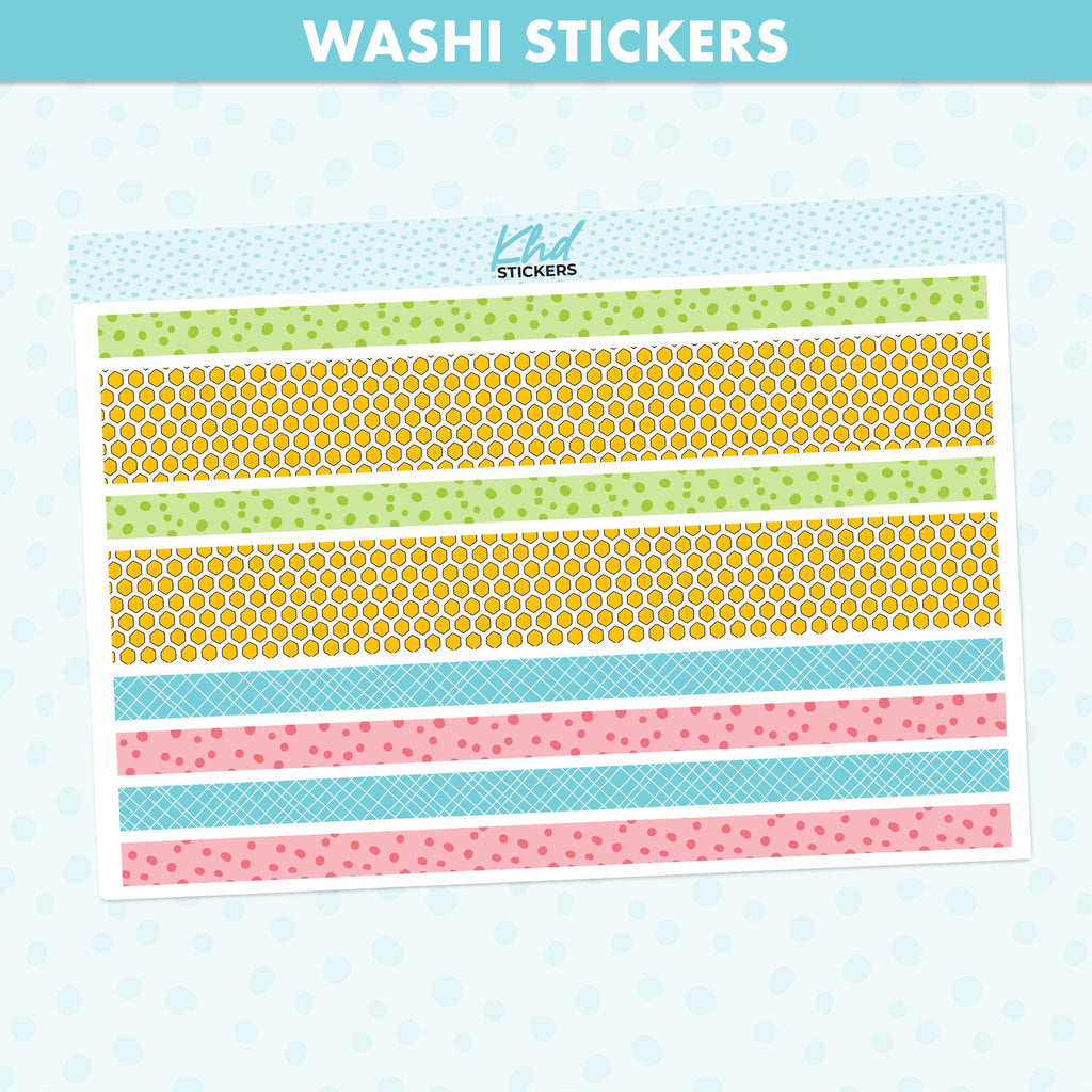 Busy Bee Decorative Washi Strip Stickers