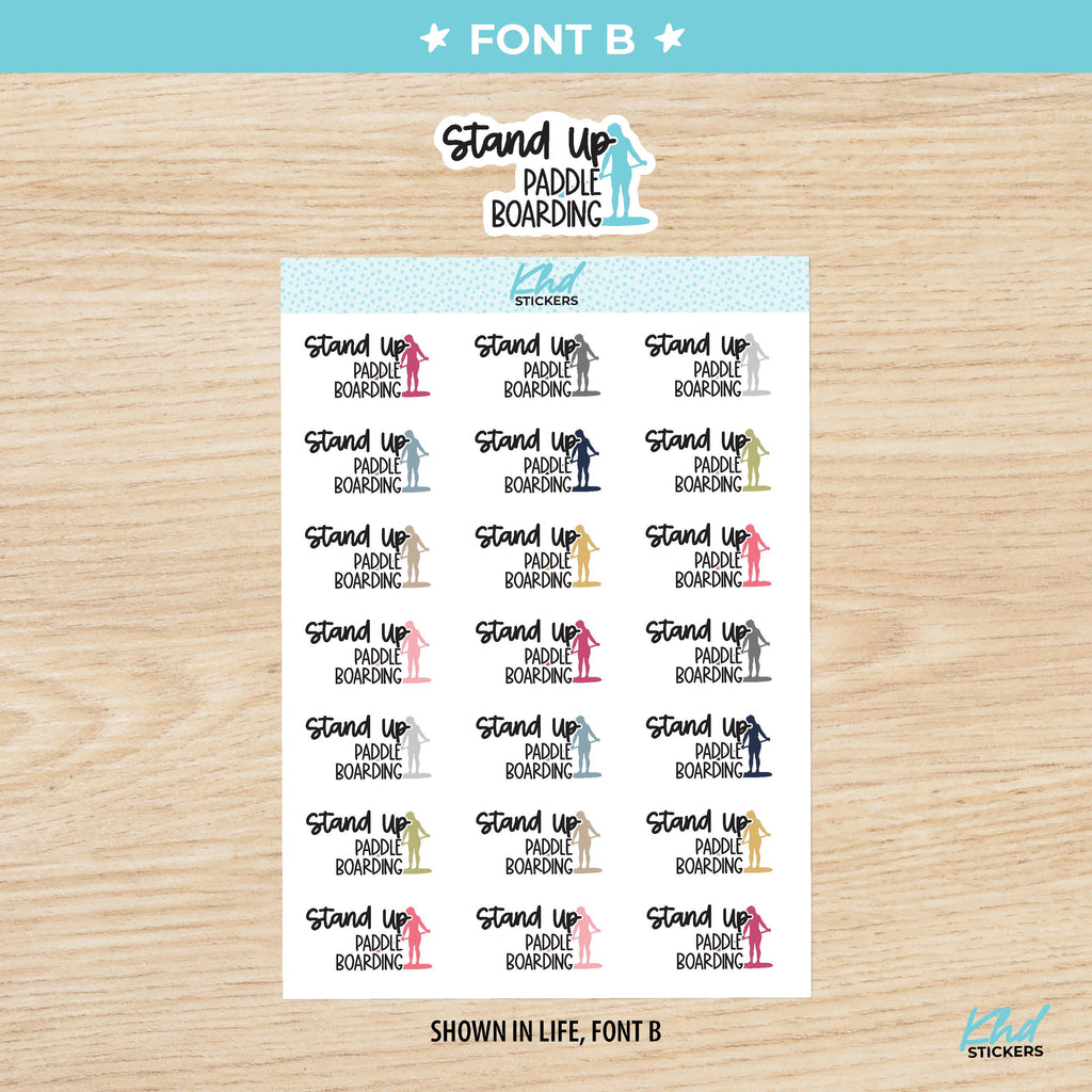 Stand Up Paddle Boarding Stickers