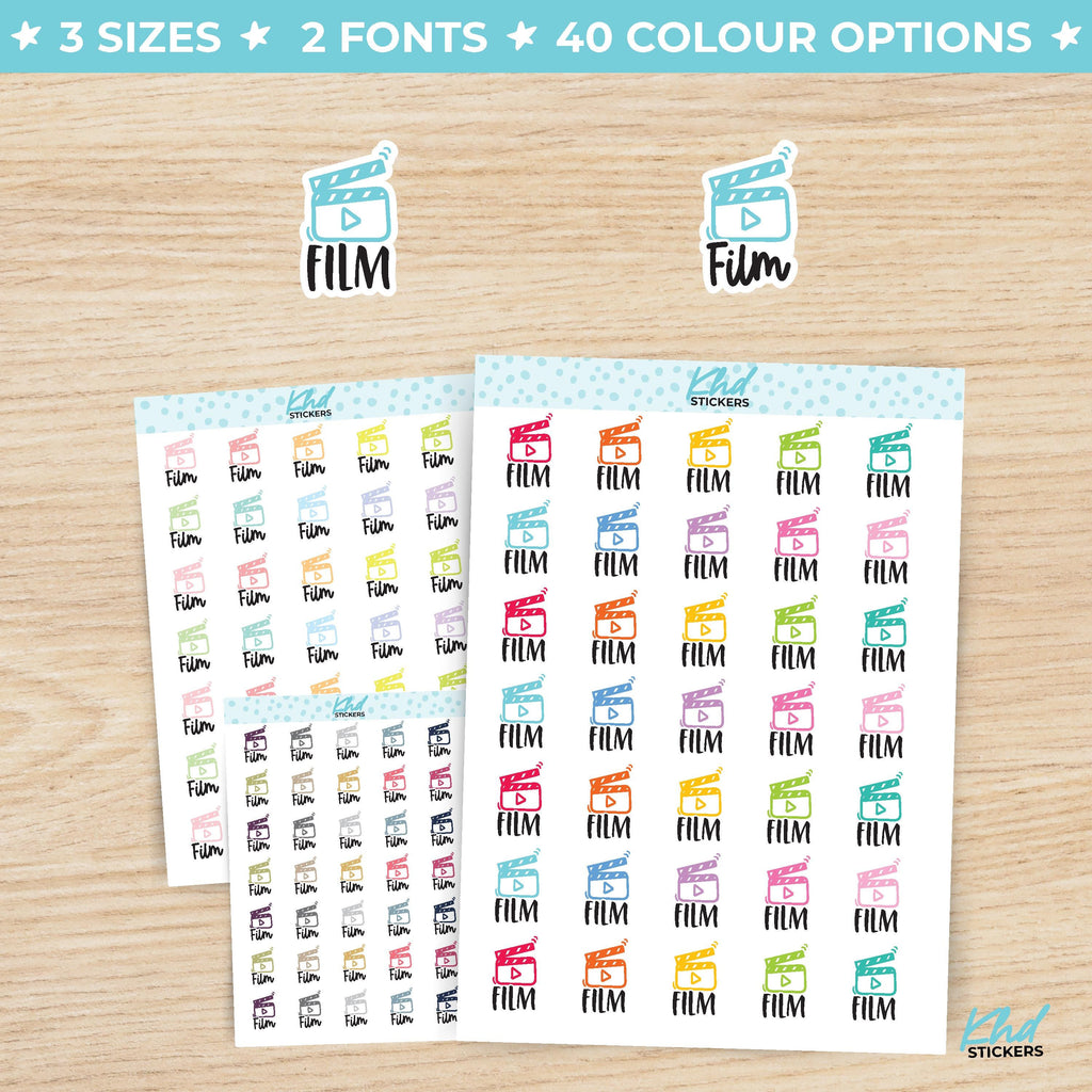 Film Planner Stickers Small