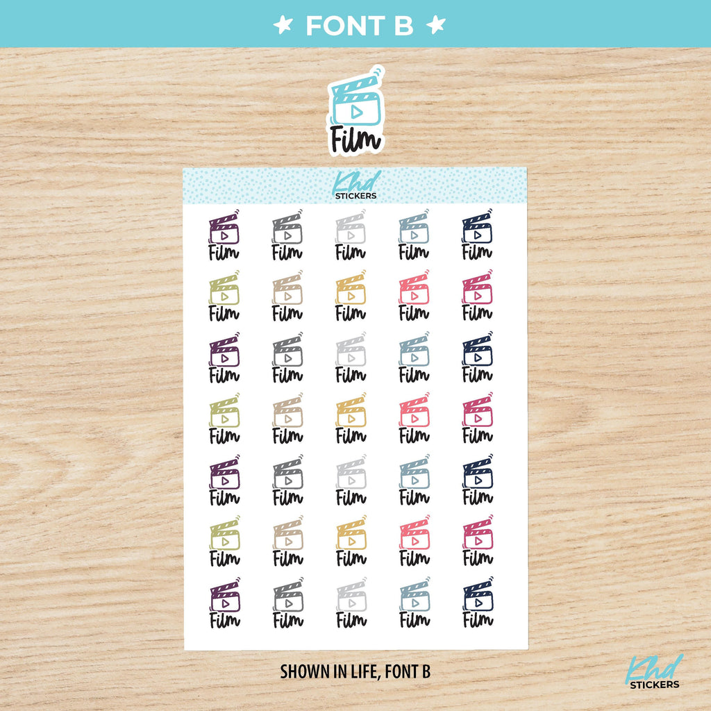 Film Planner Stickers