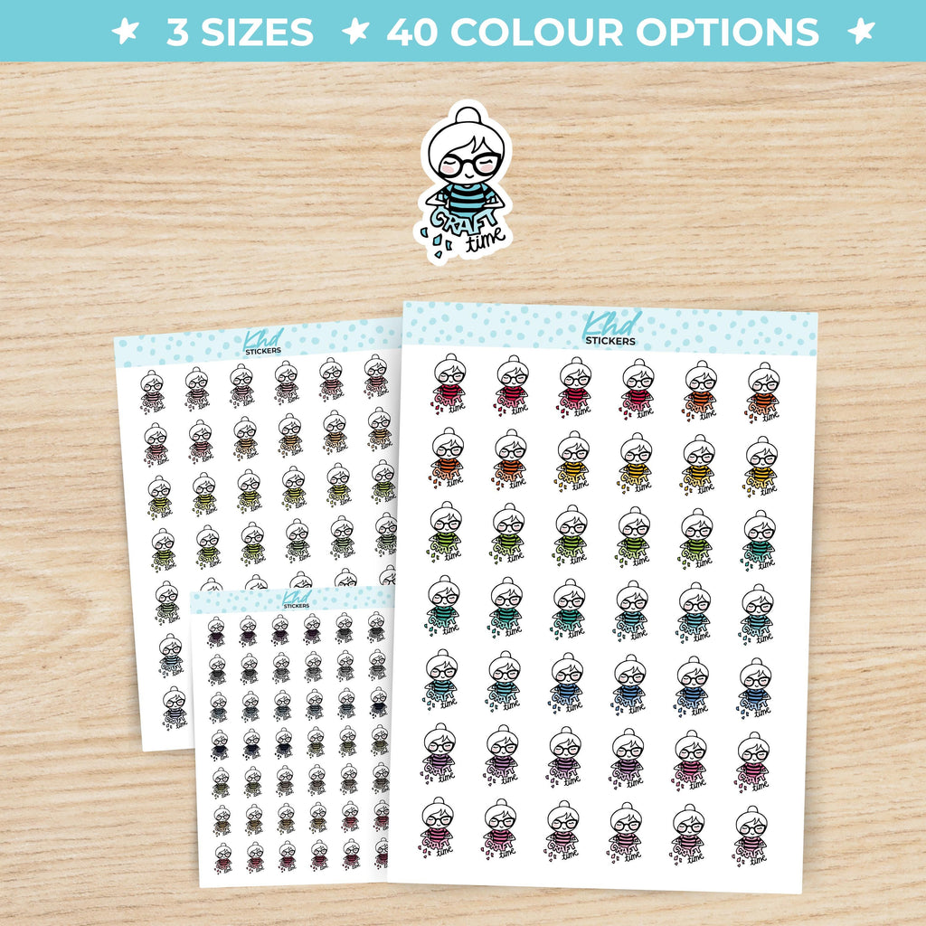 Planner Girl Craft Stickers Small