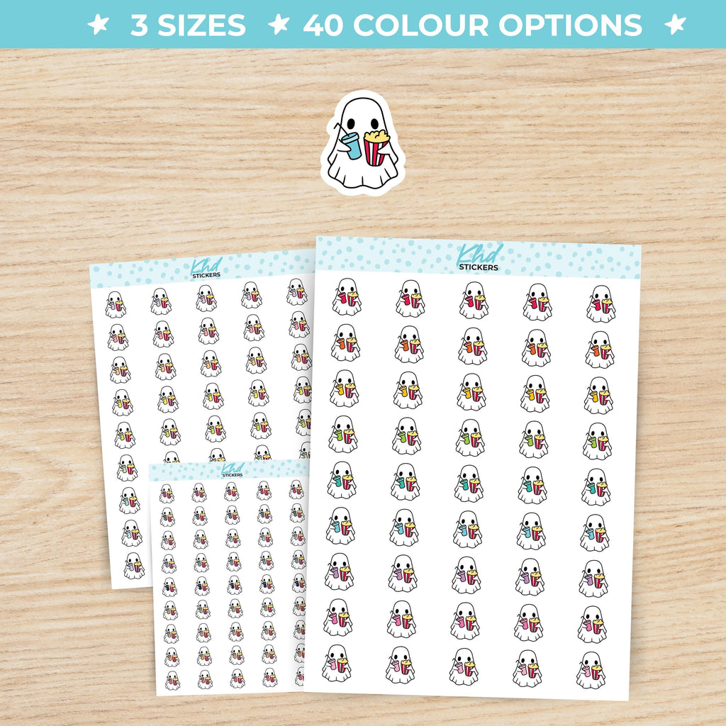 Ghost Movie Time Planner Stickers Small / LIFE