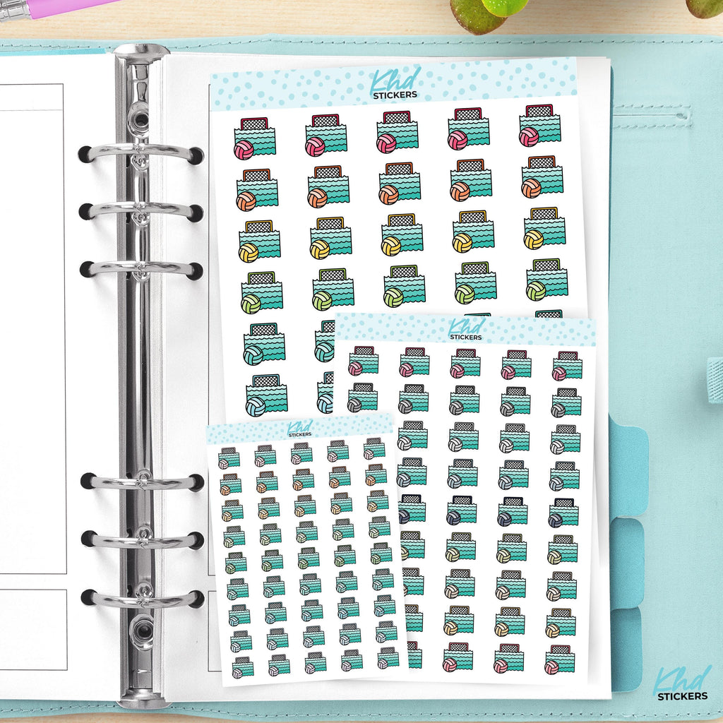 Water Polo Planner Stickers