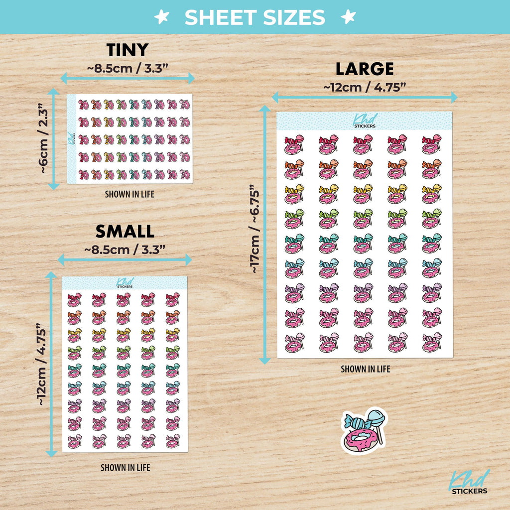 Sweet Treats Planner Stickers