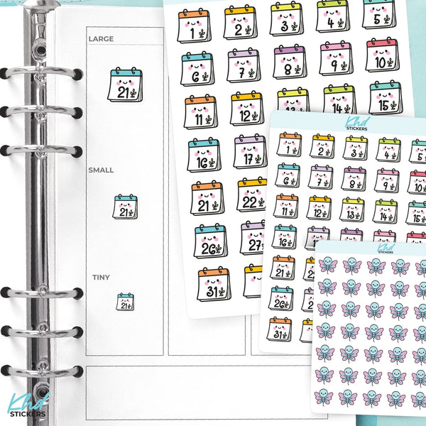 Planner Date Dots and Squares – Cover-Up Stickers — video