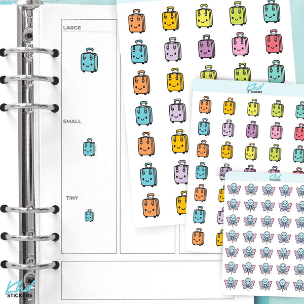 Kawaii Luggage Planner Stickers — video