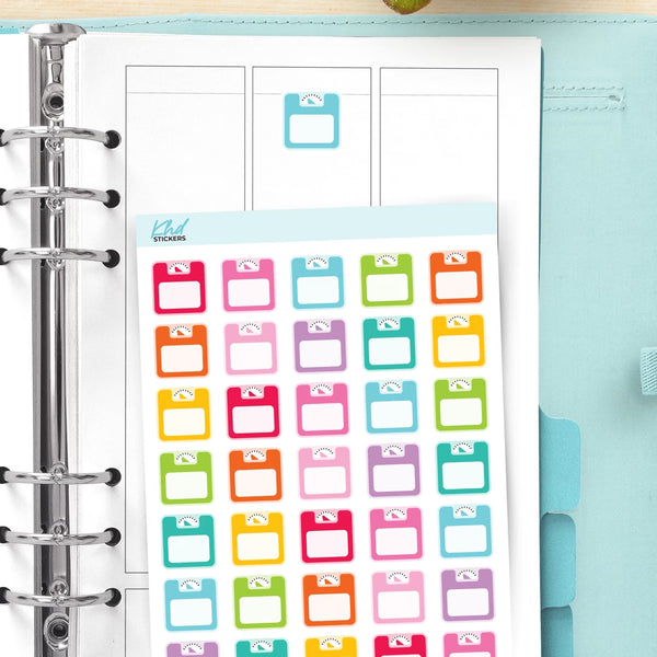 Bathroom Scales Stickers — video