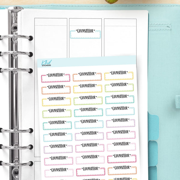 Counsellor Stickers — video