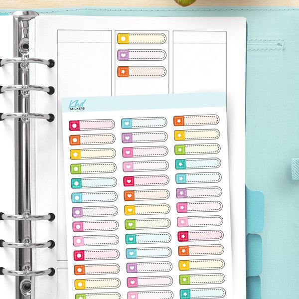 Doodle Flags Rounded Planner Stickers — video