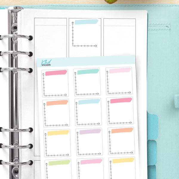 Graph Tracker Box Stickers — video