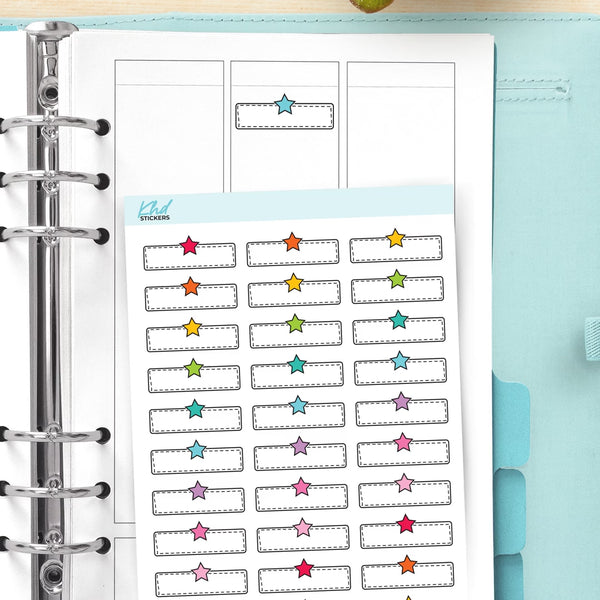 Doodle Stars Appointment Stickers — video
