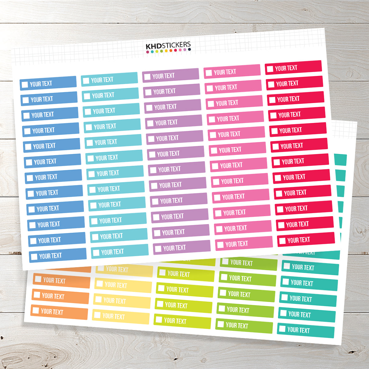 Design Your Own - Check Box Label Stickers – KHDStickers