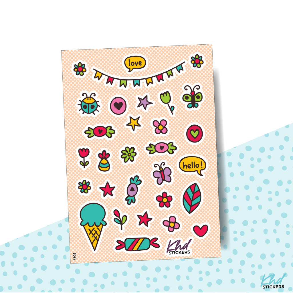 Fun Day 2  Stickers, Planner Stickers, Removable
