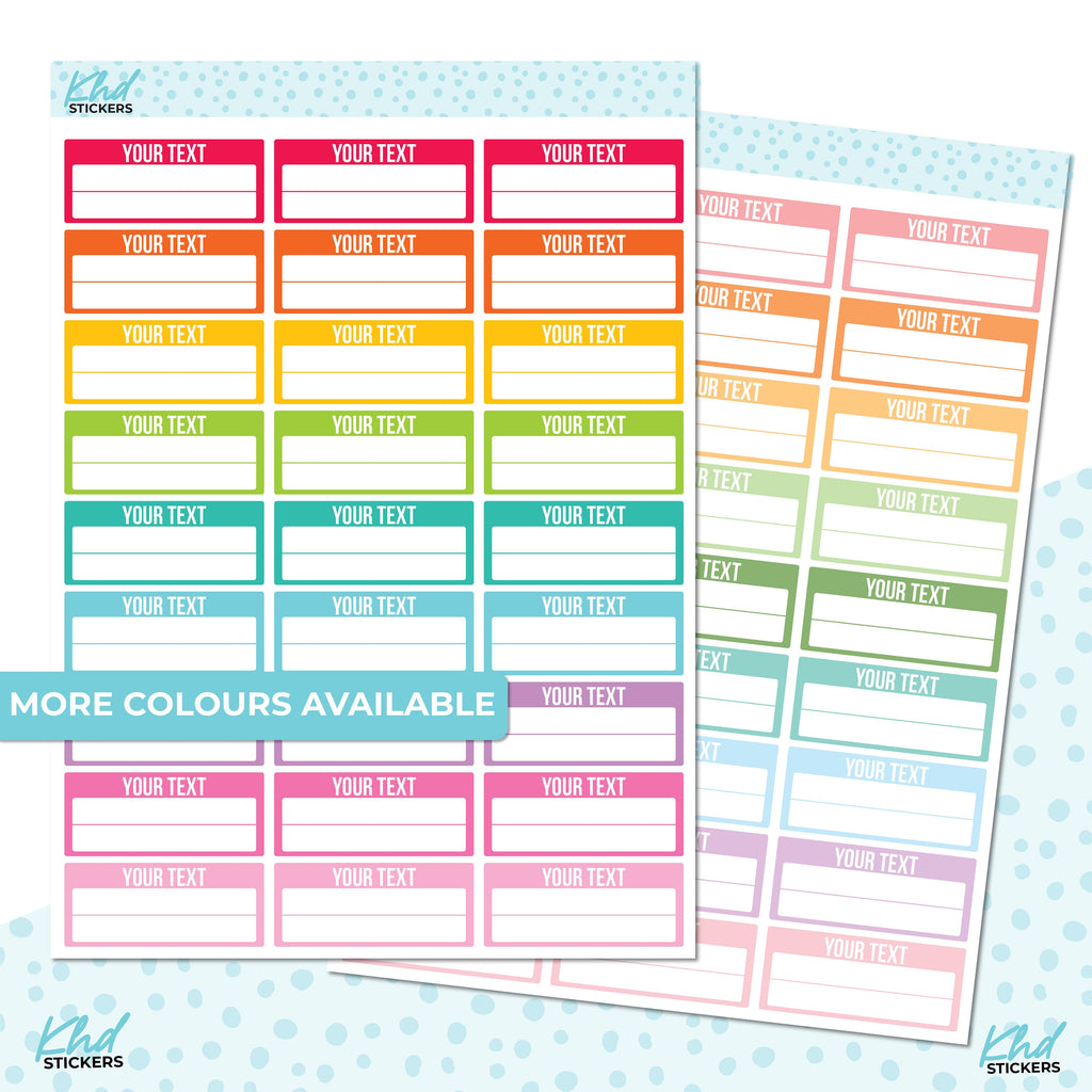 Design Your Own, Appointment Stickers, Planner Stickers, Removable