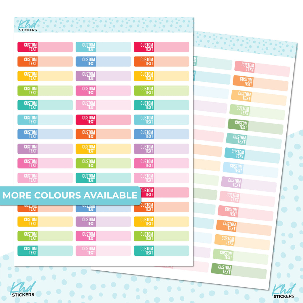 Design Your Own Labels, Stickers, Planner Stickers, Removable