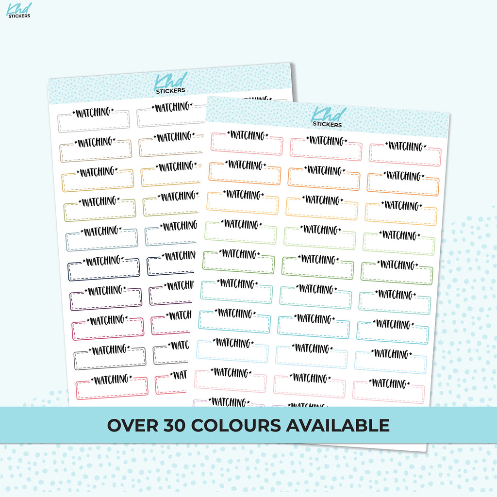 Watching Boxes Stickers, Planner Stickers, Removable