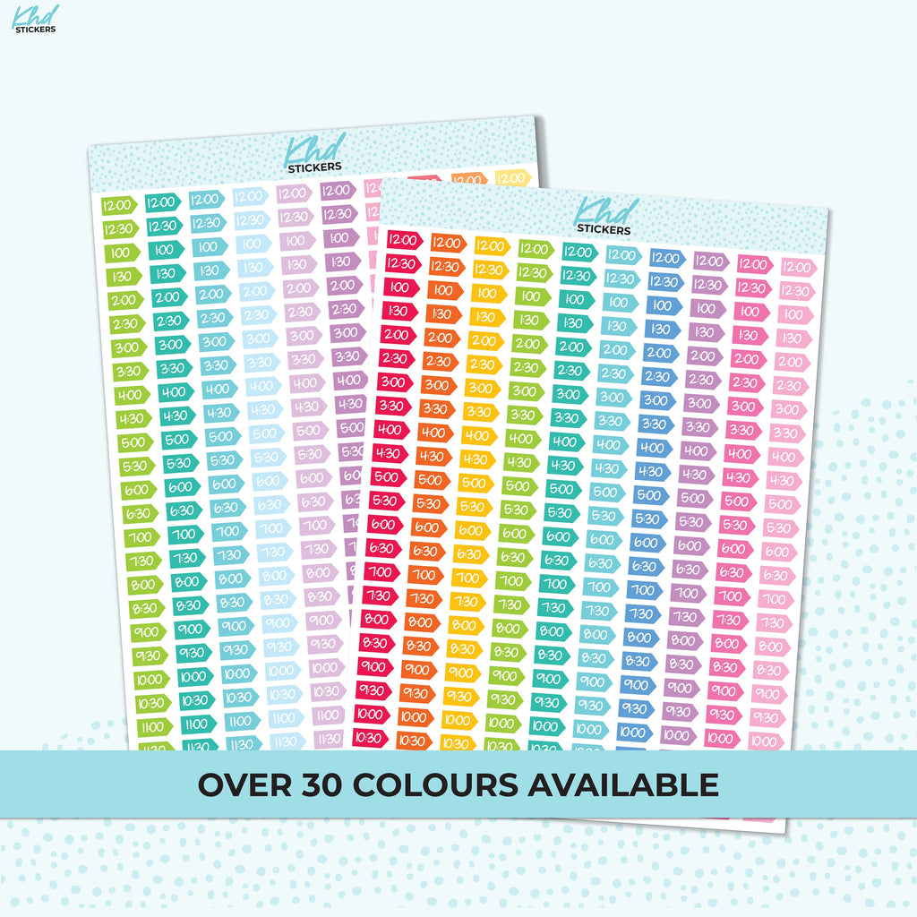 Appointment Time Stickers, Planner Stickers, Removable