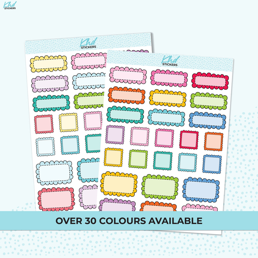 Mixed Doodle Box Appointment Stickers, Planner Stickers, Removable Vinyl