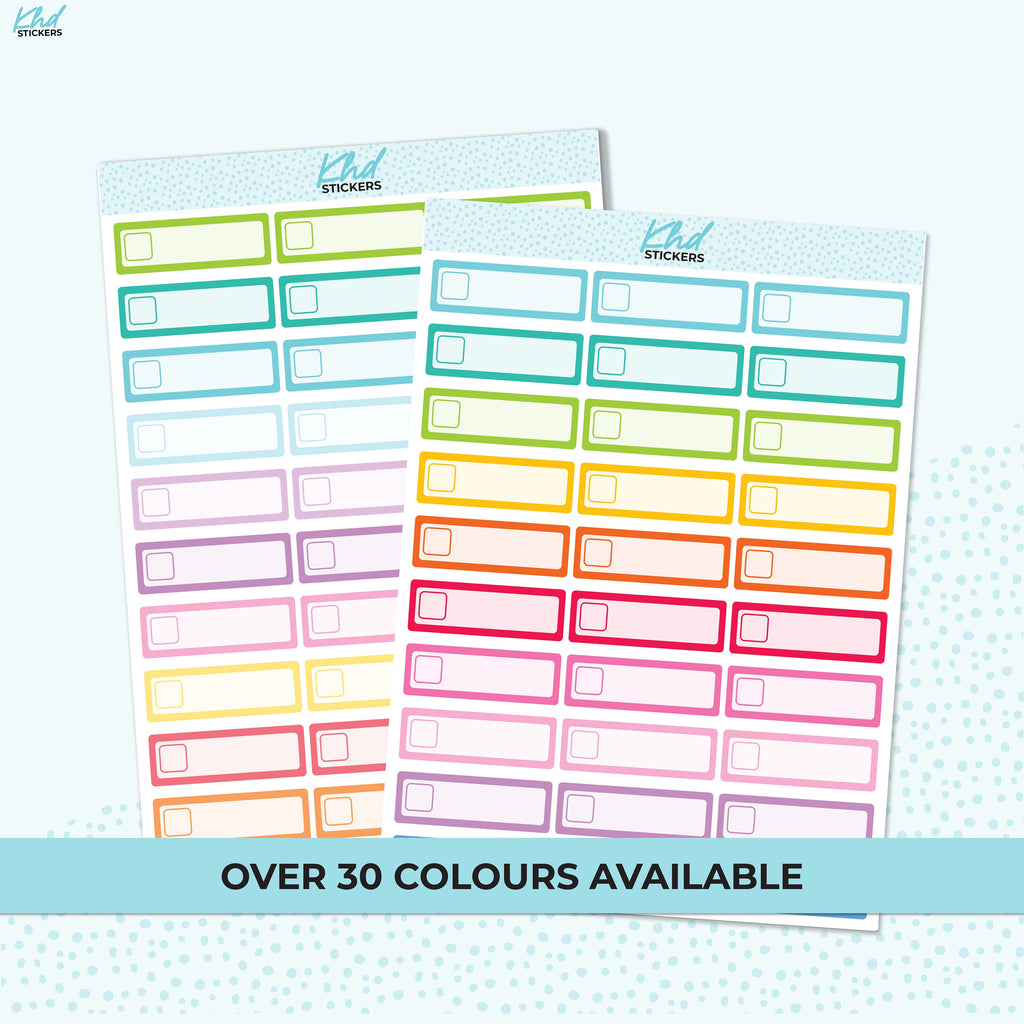 Appointment Functional Stickers with Checkbox, Planner Stickers