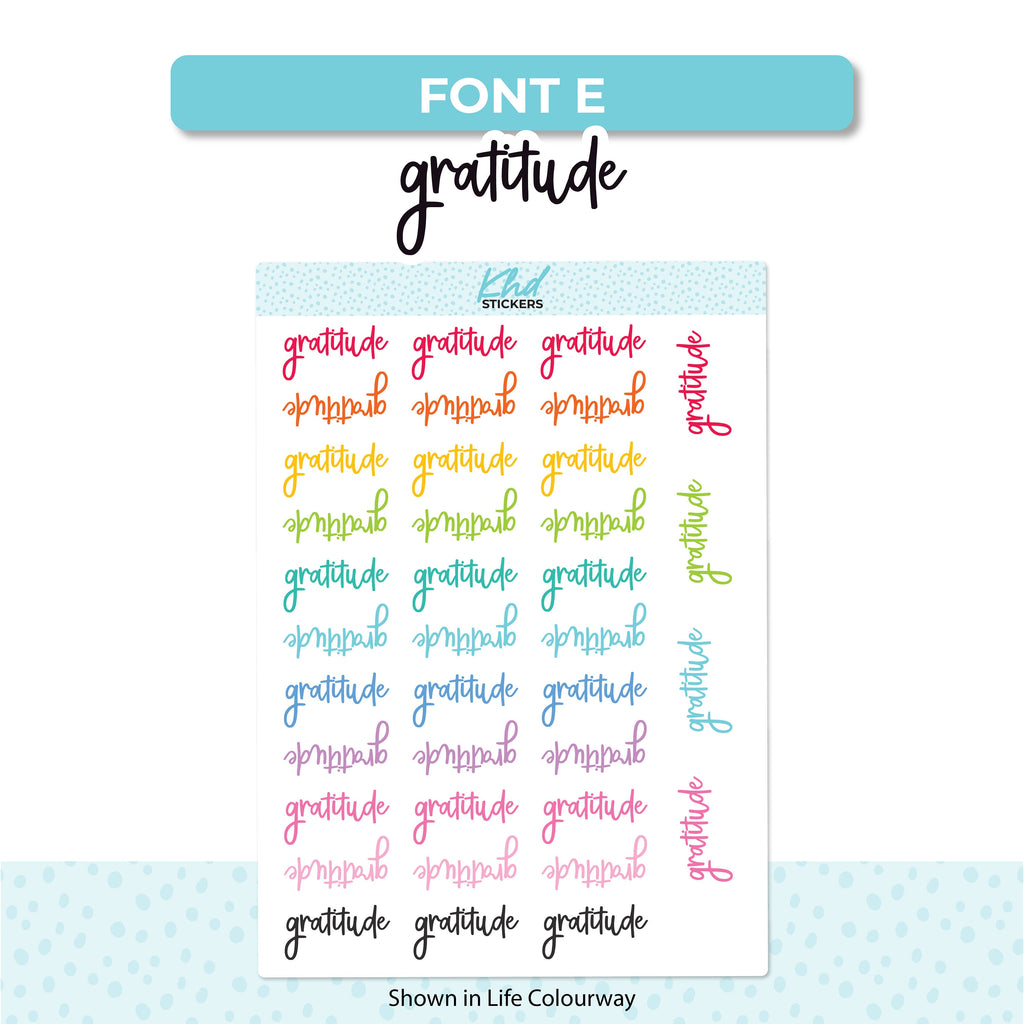 Gratitude Stickers